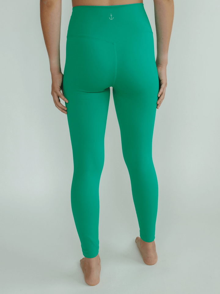 Kelly Green "Mia" Luxe and Lift High Rise Leggings