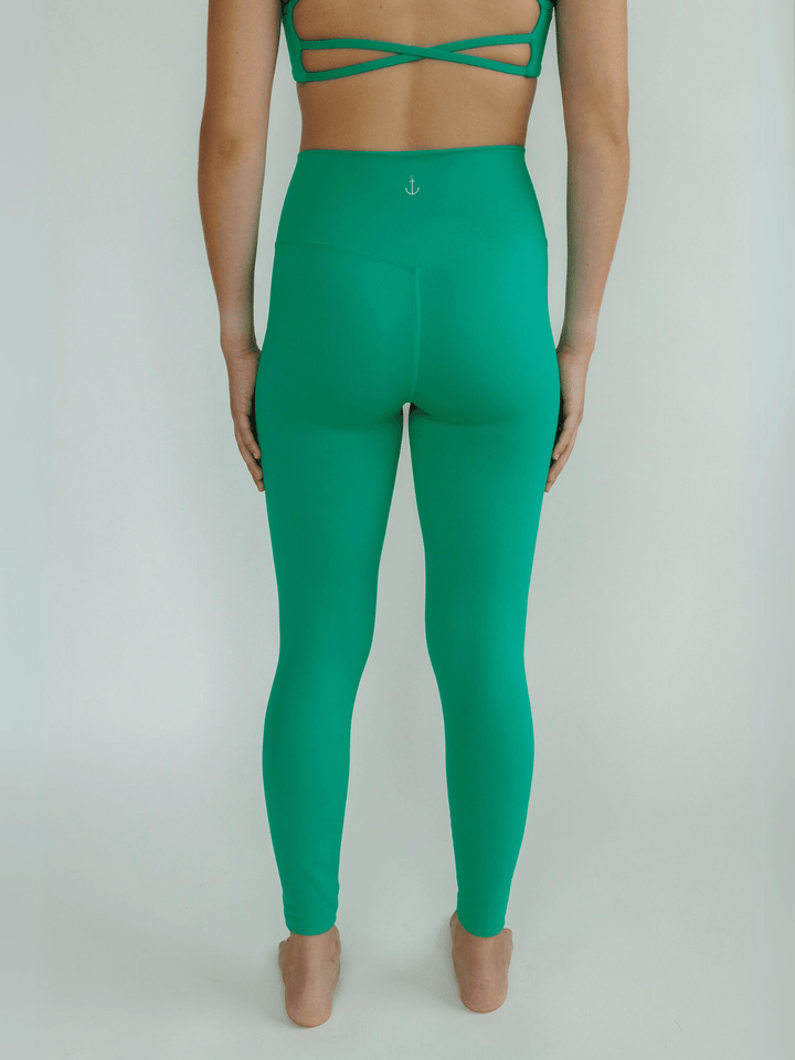 Kelly Green "Mia" Luxe and Lift High Rise Leggings