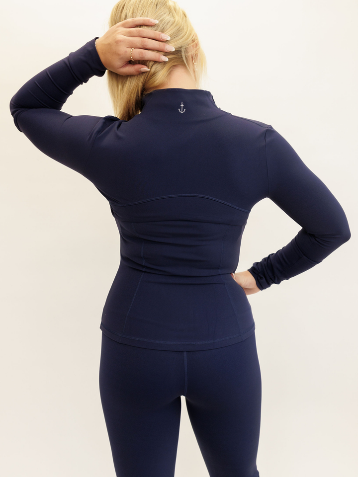 Isabella Lightweight Fitted Jacket Back View
