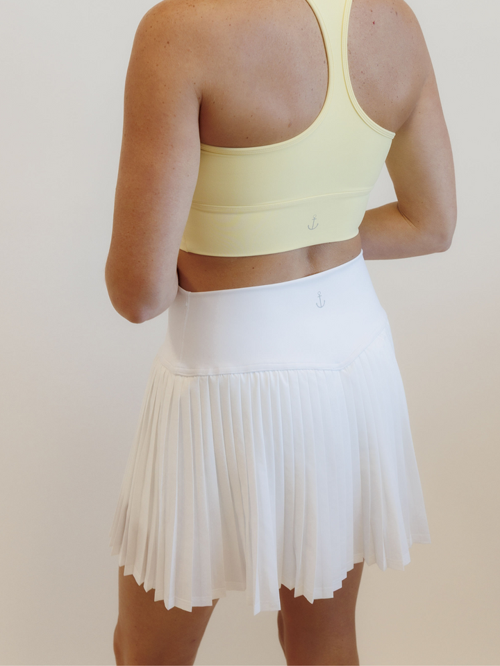 Daisy Yellow  "Brynne " Racerback Medium Support Sports Bra