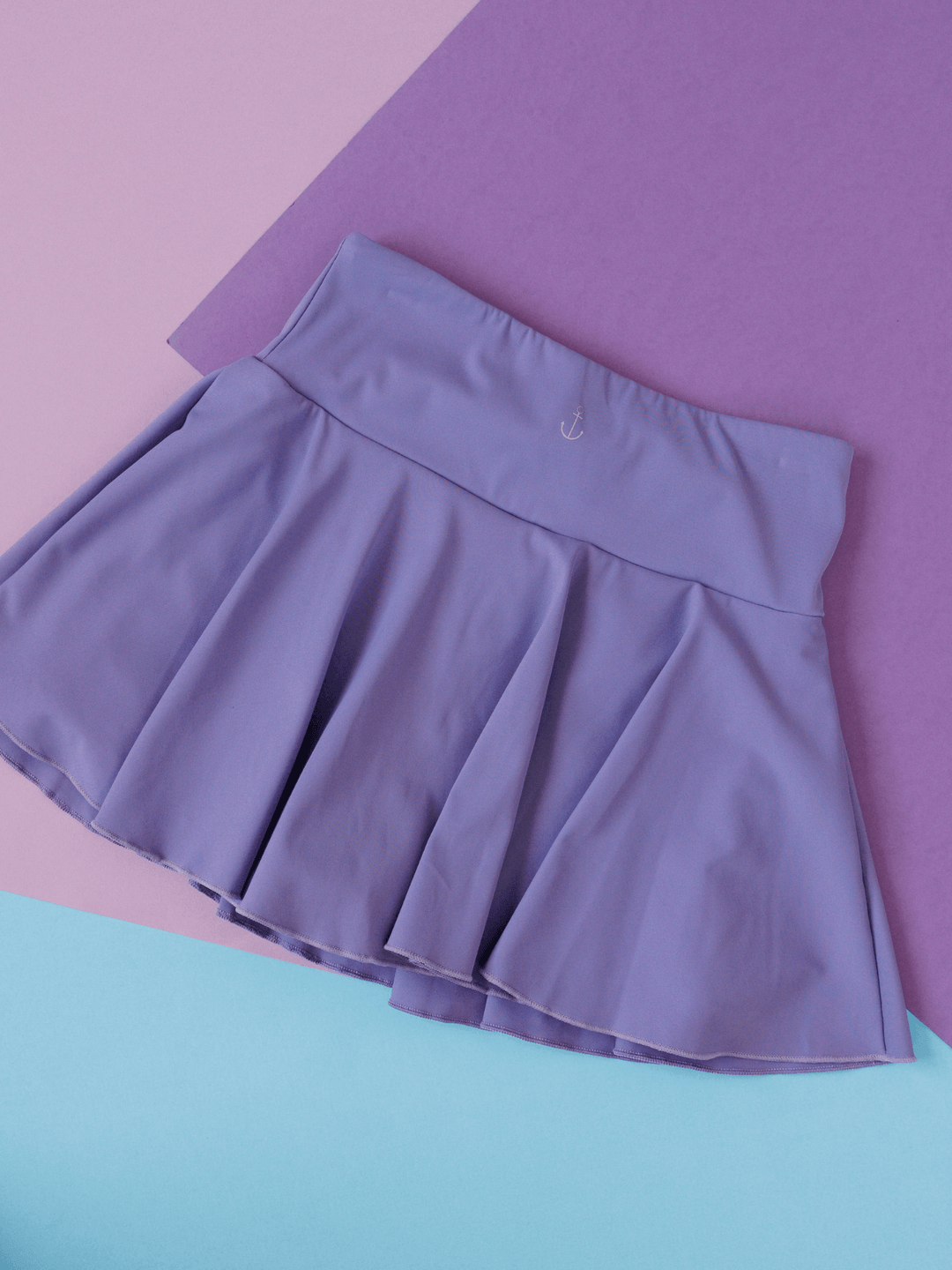 Lavender Purple "Kenzie" Active Skirt with Shorts Liner