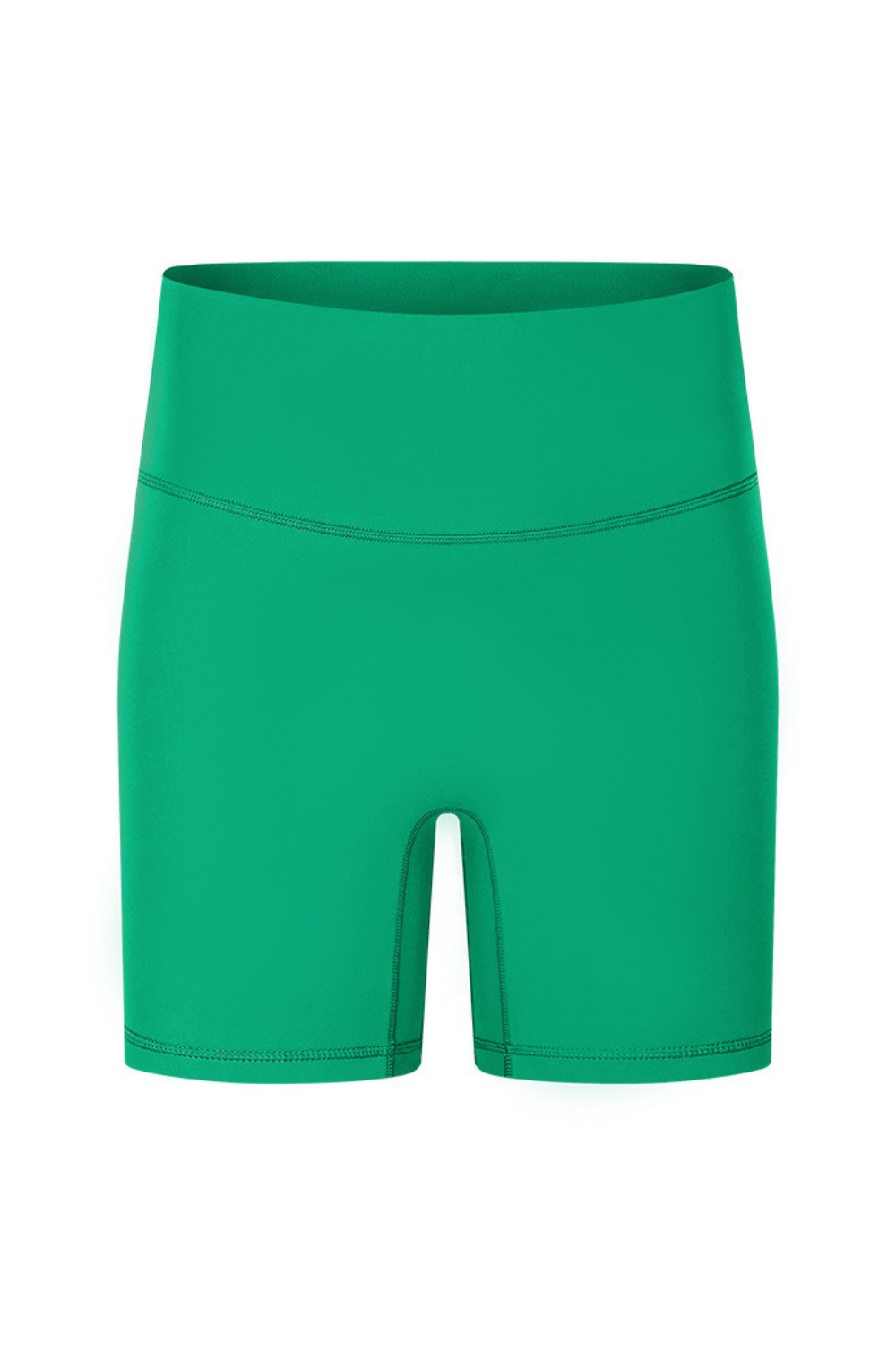 Kelly Green "Mia" Comfort High Rise Quick Dry Second Skin Shorts