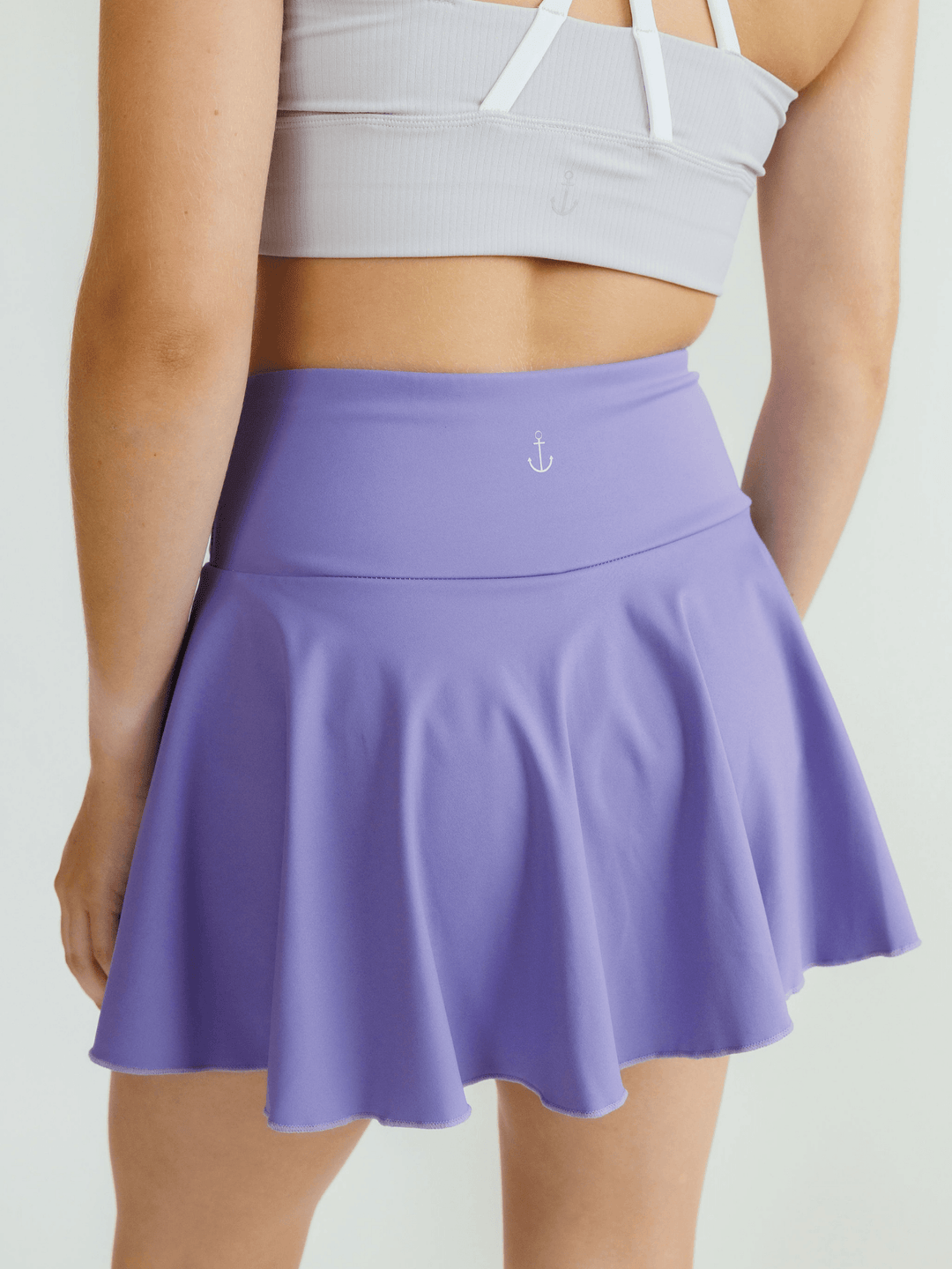 Lavender Purple "Kenzie" Active Skirt with Shorts Liner