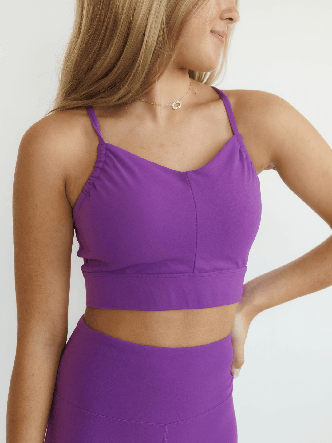 Royal Purple "Gabrielle" Hi Impact Sports Bra