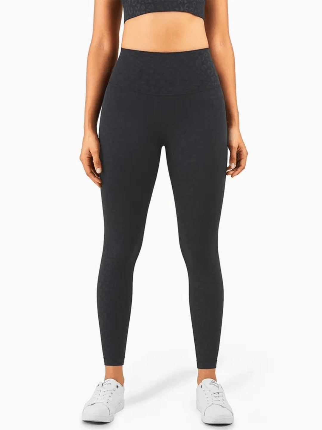 Black Leopard "Harper" High Rise Second Skin Comfort Leggings