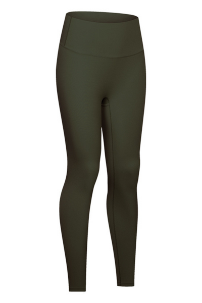 Luxe and Lift High Rise Leggings in Forest Green 