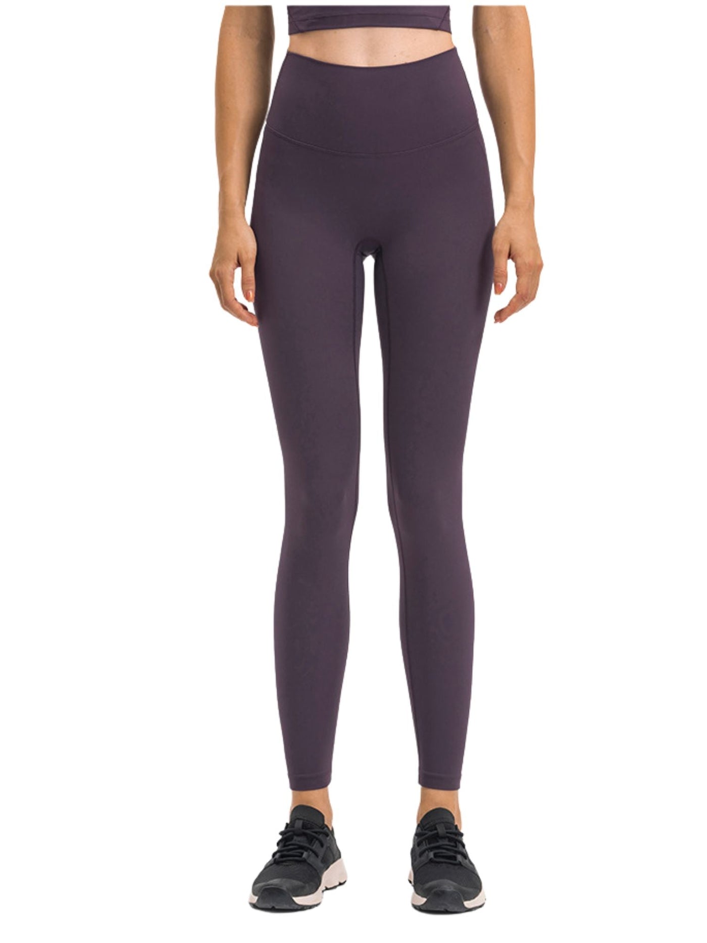 Luxe and Lift High Rise Leggings in Deep Purple