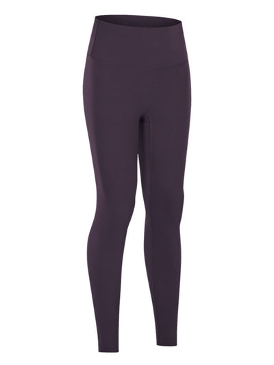 Luxe and Lift High Rise Leggings in Deep Purple Detail view