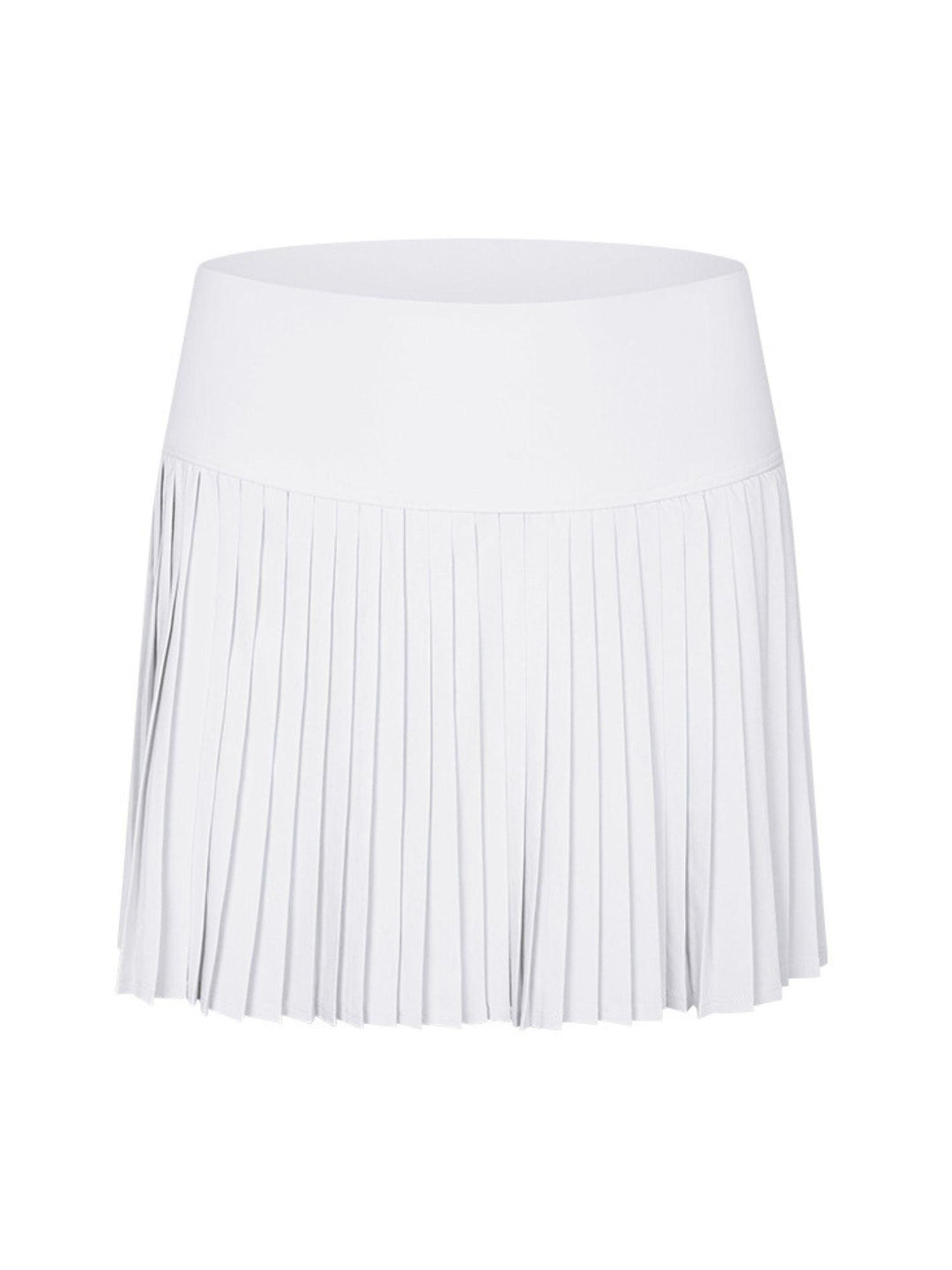 White Navalora Fit Active Skirt with Shorts liner