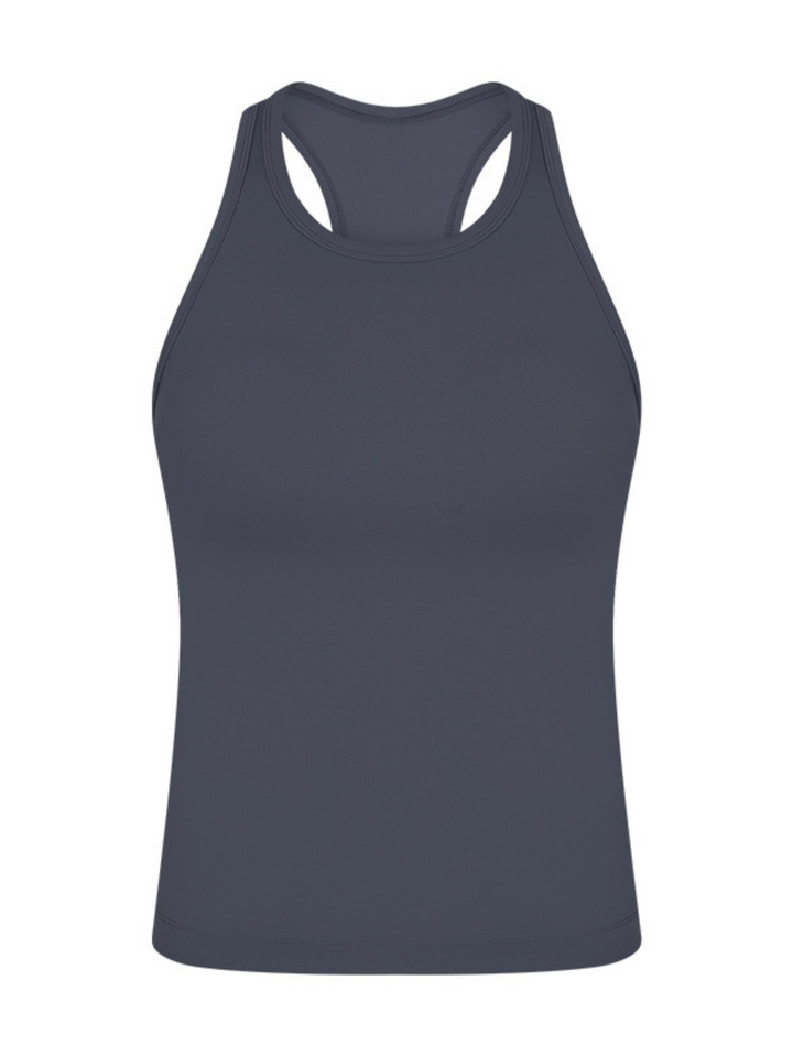 Charcoal Gray Whitney Tank Flat Lay