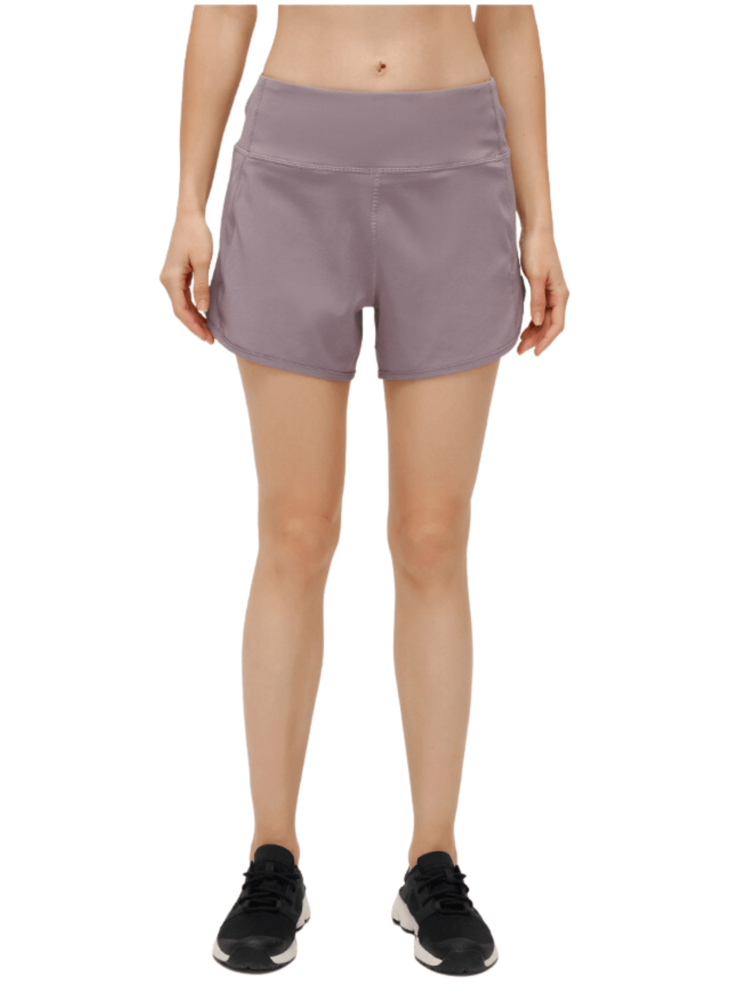 Lead Purple "Ivy" Flat Waist Running Shorts