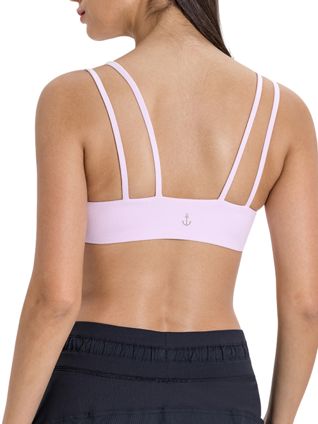 Petal Pink Ribbed "Margot" Everyday Bra