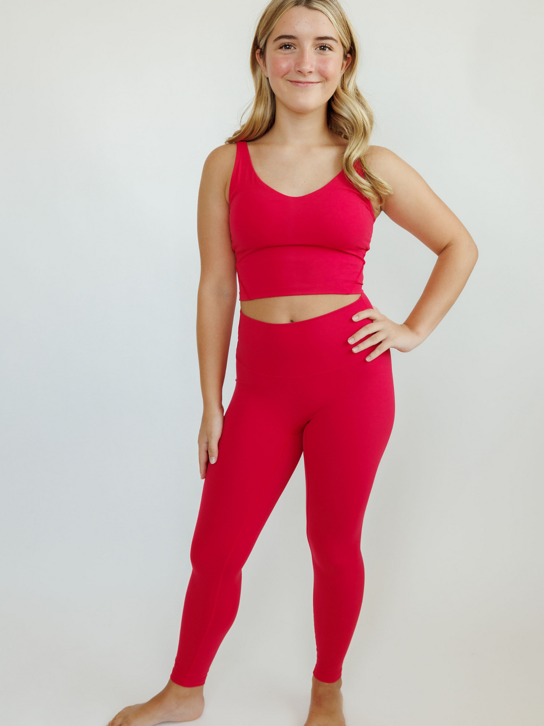 Magenta Pink "Mia" Luxe and Lift High Rise Leggings