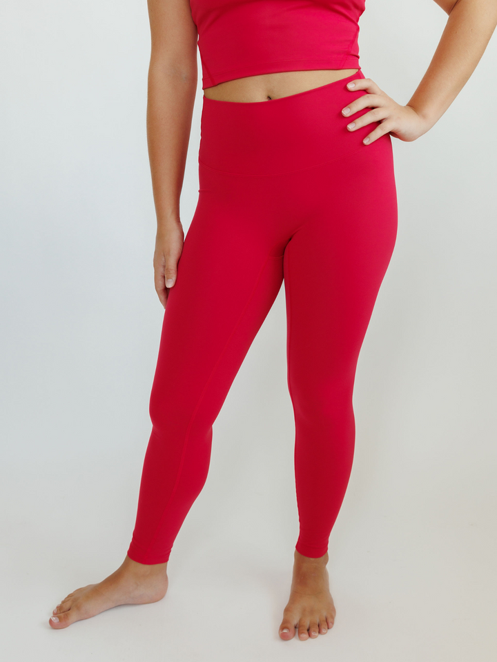 Magenta Pink "Mia" Luxe and Lift High Rise Leggings