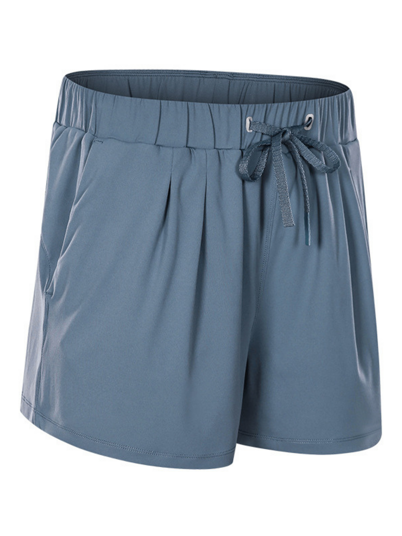 Pitch Blue "Alice" Relaxed Fit Classic Drawstring Everyday Shorts