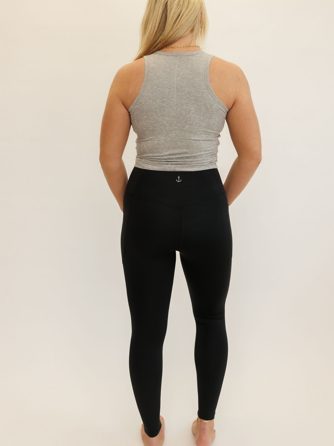 Ash Gray "Quinn" Modal Tank with Built in Support