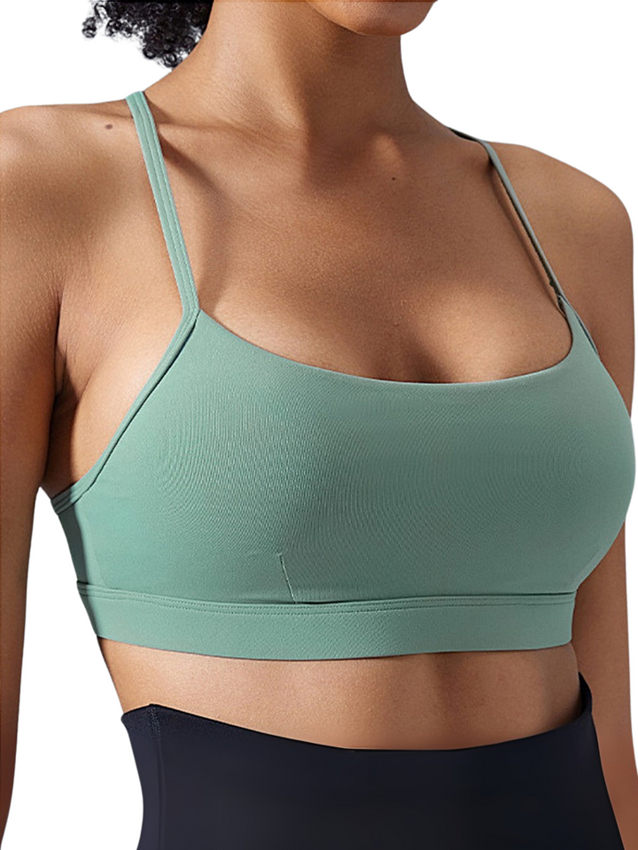 Sage Green "Celeste" Adjustable Racerback Bra