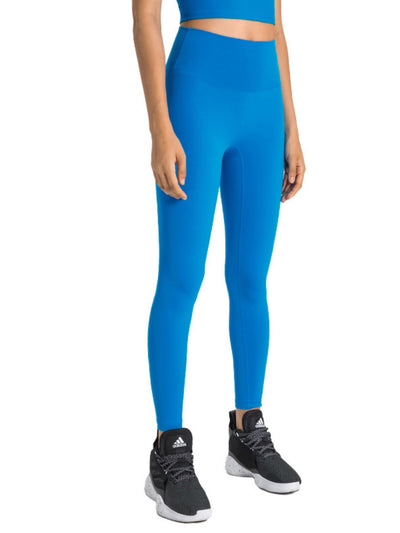 Navalora Fit Cobalt Blue Ultra Luxe Legging with Anchor Logo Side View