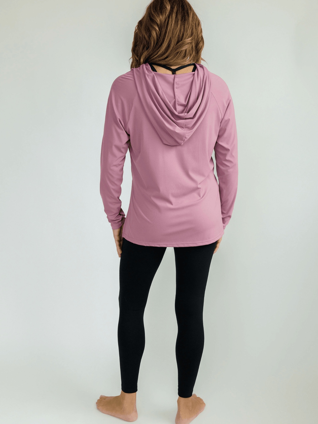 Velvet Rose "Kaylie" Lightweight Long Sleeve Hoodie Tee