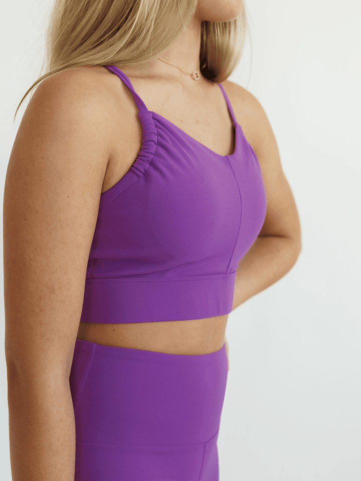 Royal Purple "Gabrielle" Hi Impact Sports Bra