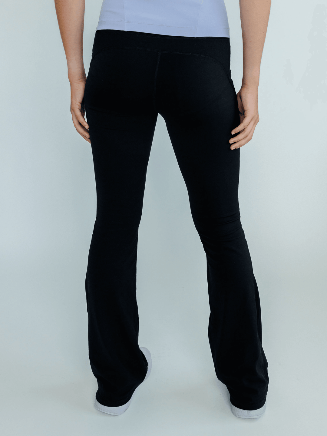 Black "Charlotte" Super High Rise Comfort Flare Leggings