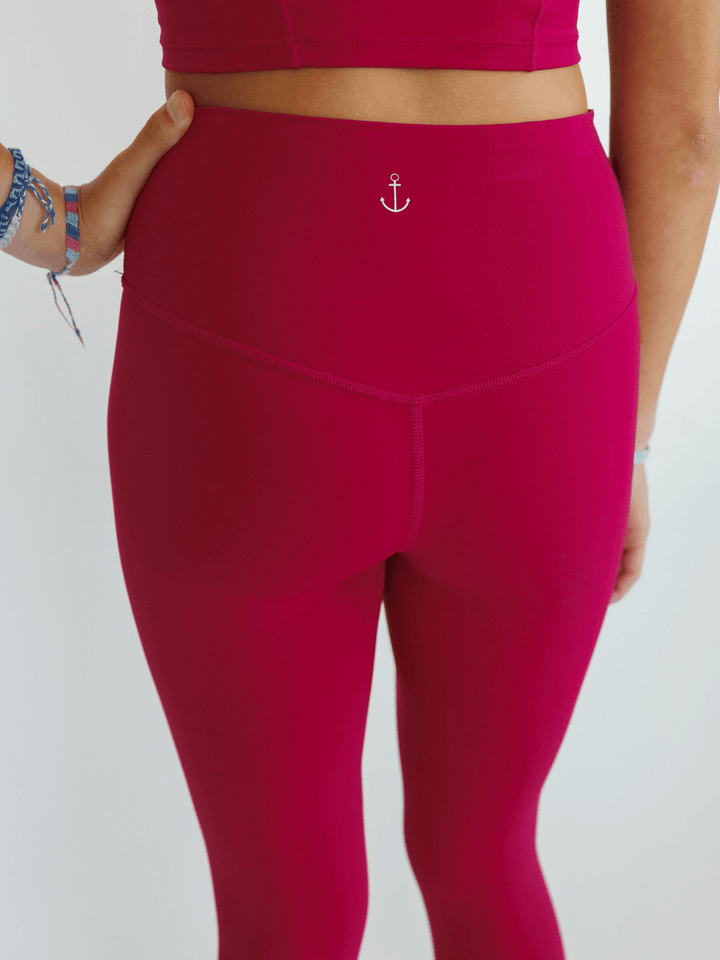 Wild Berry Pink "Mia" Luxe and Lift High Rise Leggings