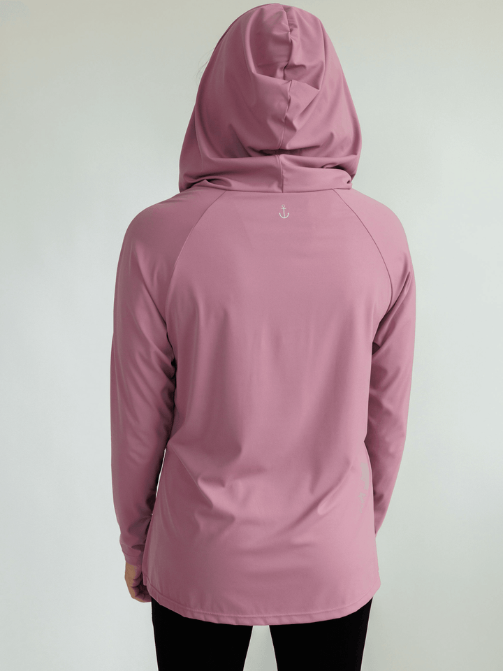 Velvet Rose "Kaylie" Lightweight Long Sleeve Hoodie Tee