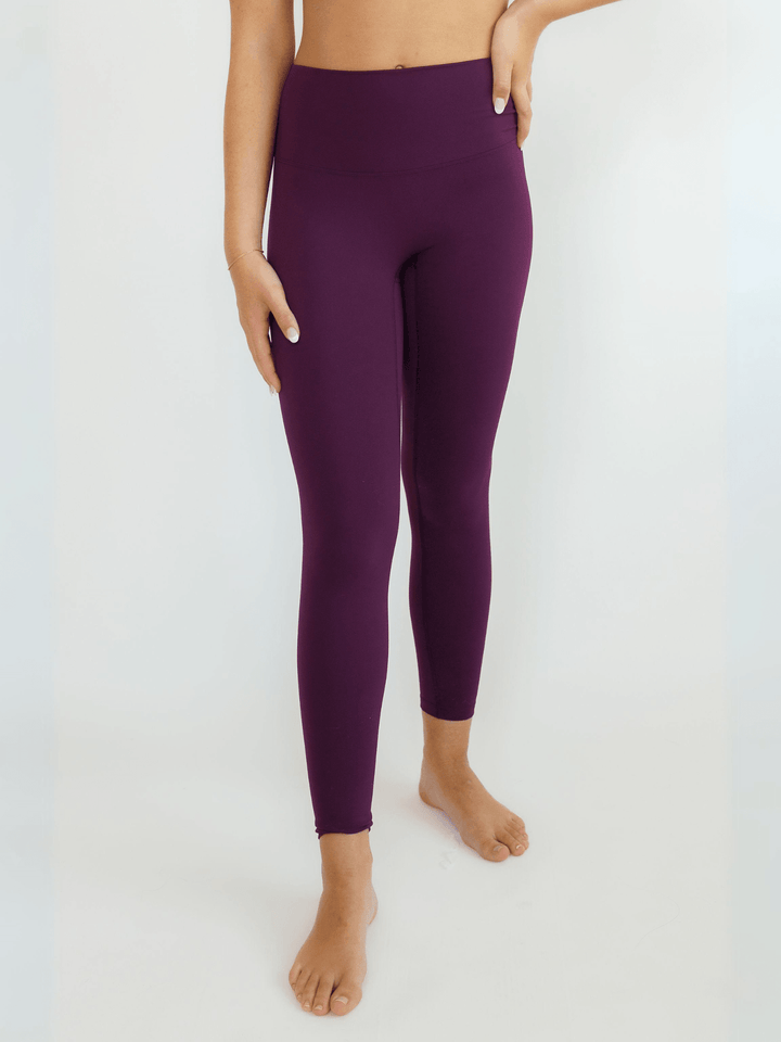 Violet Purple "Mia" Luxe and Lift High Rise Leggings