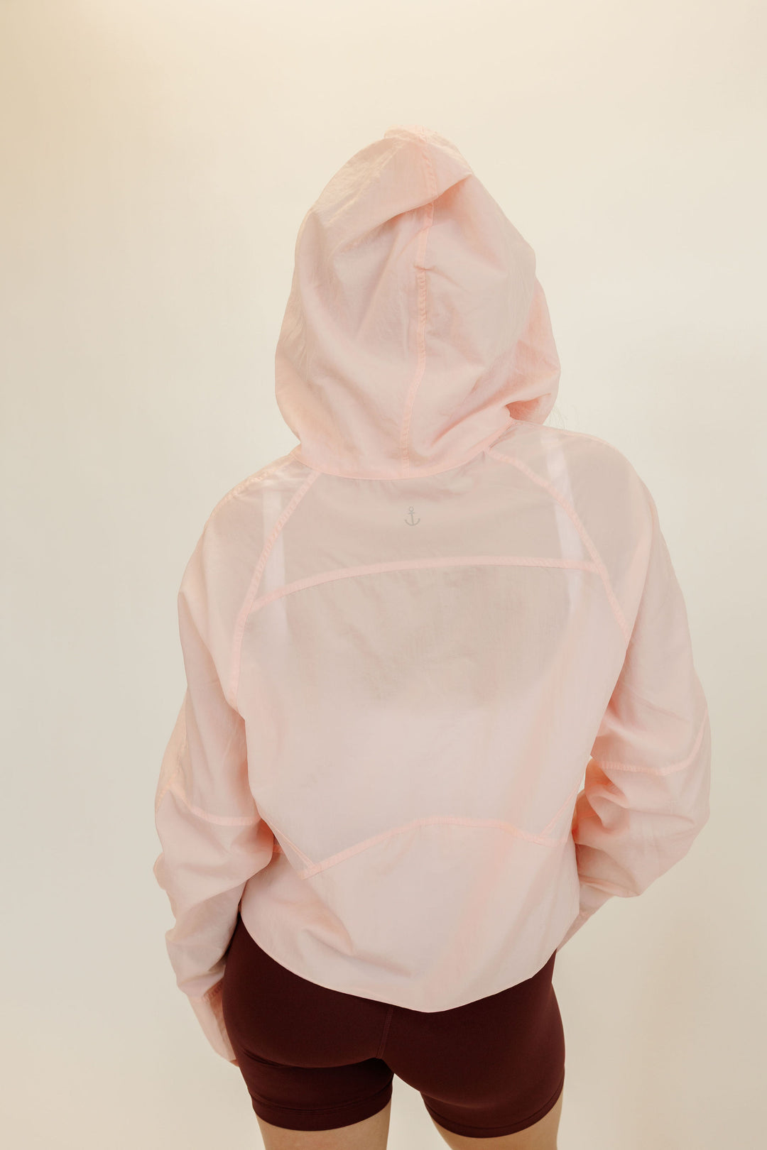 Strawberry Milkshake "Sarai" Lightweight Water Resistant Full Zip Hooded Jacket with SPF50