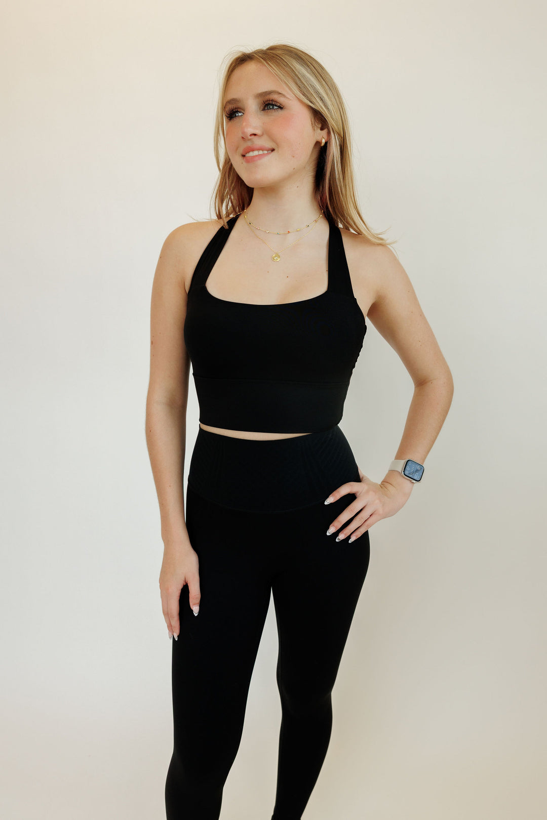 Black "Serena" Superior Support High Rise Max Compression Leggings