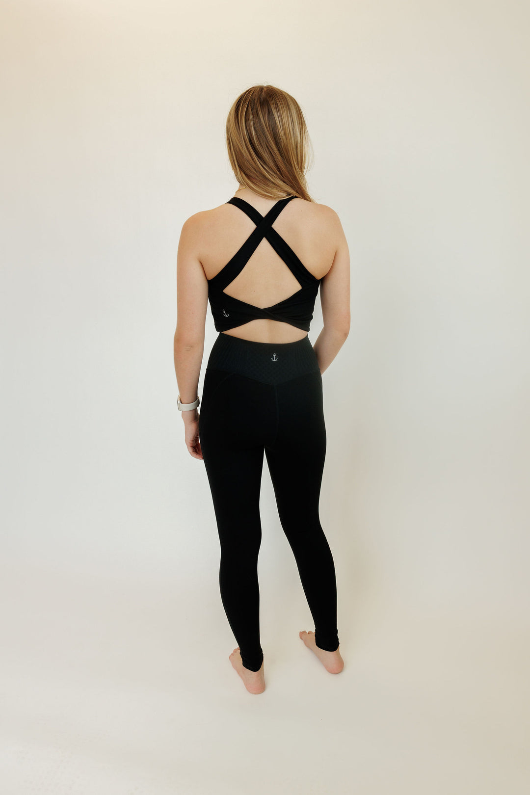 Black "Serena" Superior Support High Rise Max Compression Leggings