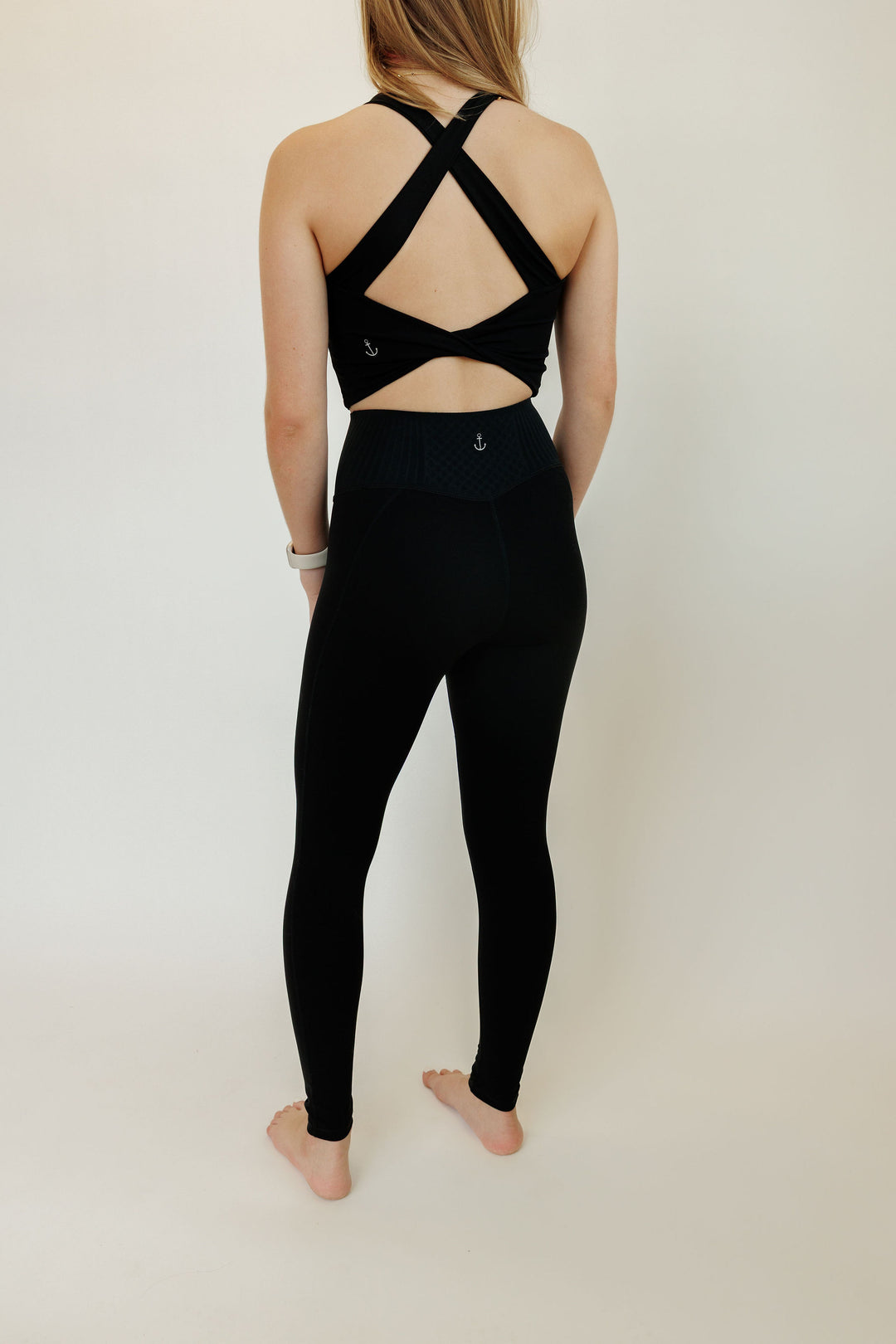 Black "Serena" Superior Support High Rise Max Compression Leggings