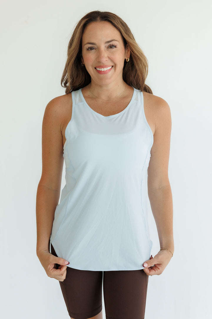 Windmill Blue "Aspen" Quick Dry Mesh Tank