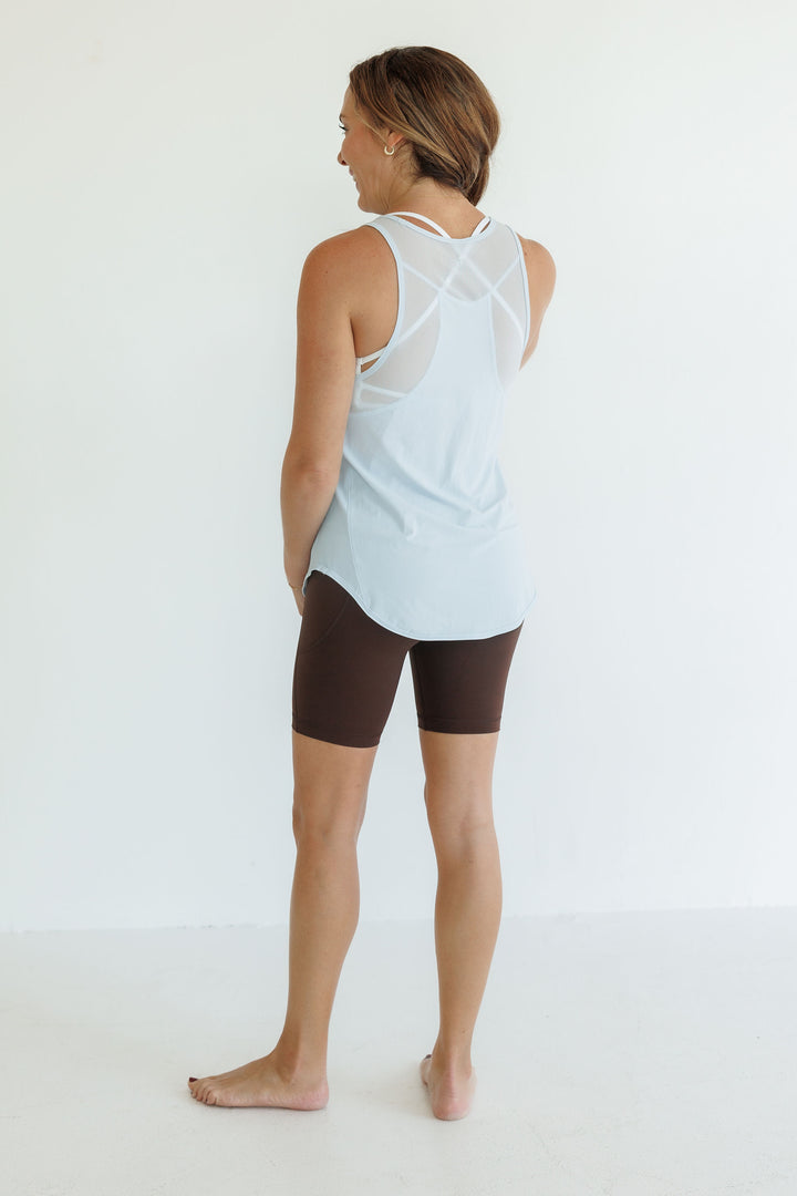 Windmill Blue "Aspen" Quick Dry Mesh Tank