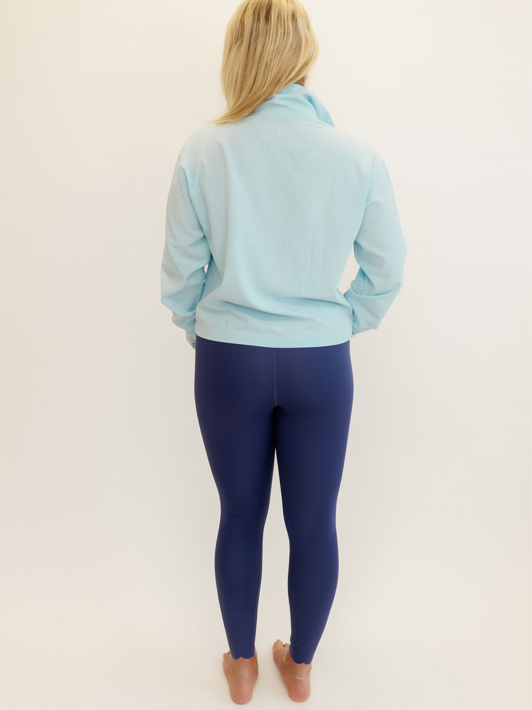 Cirrus Blue Willow Lightweight Jacket Back View