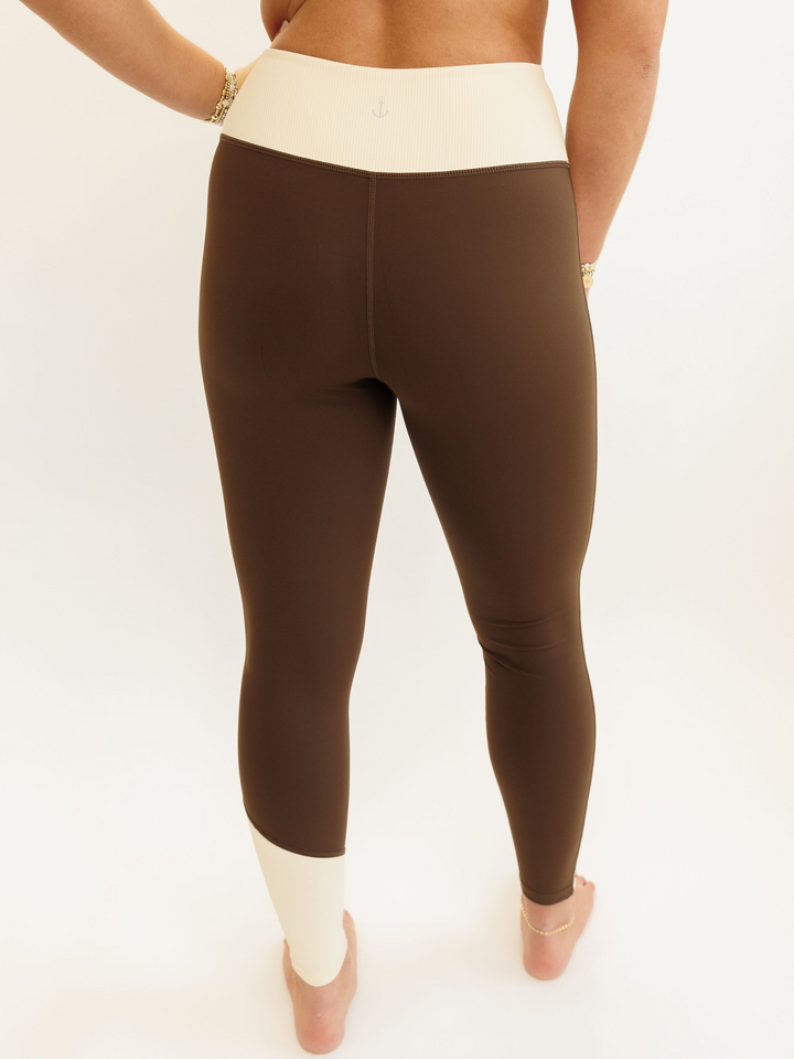 Coffee and Cream Ariel Leggings Back View