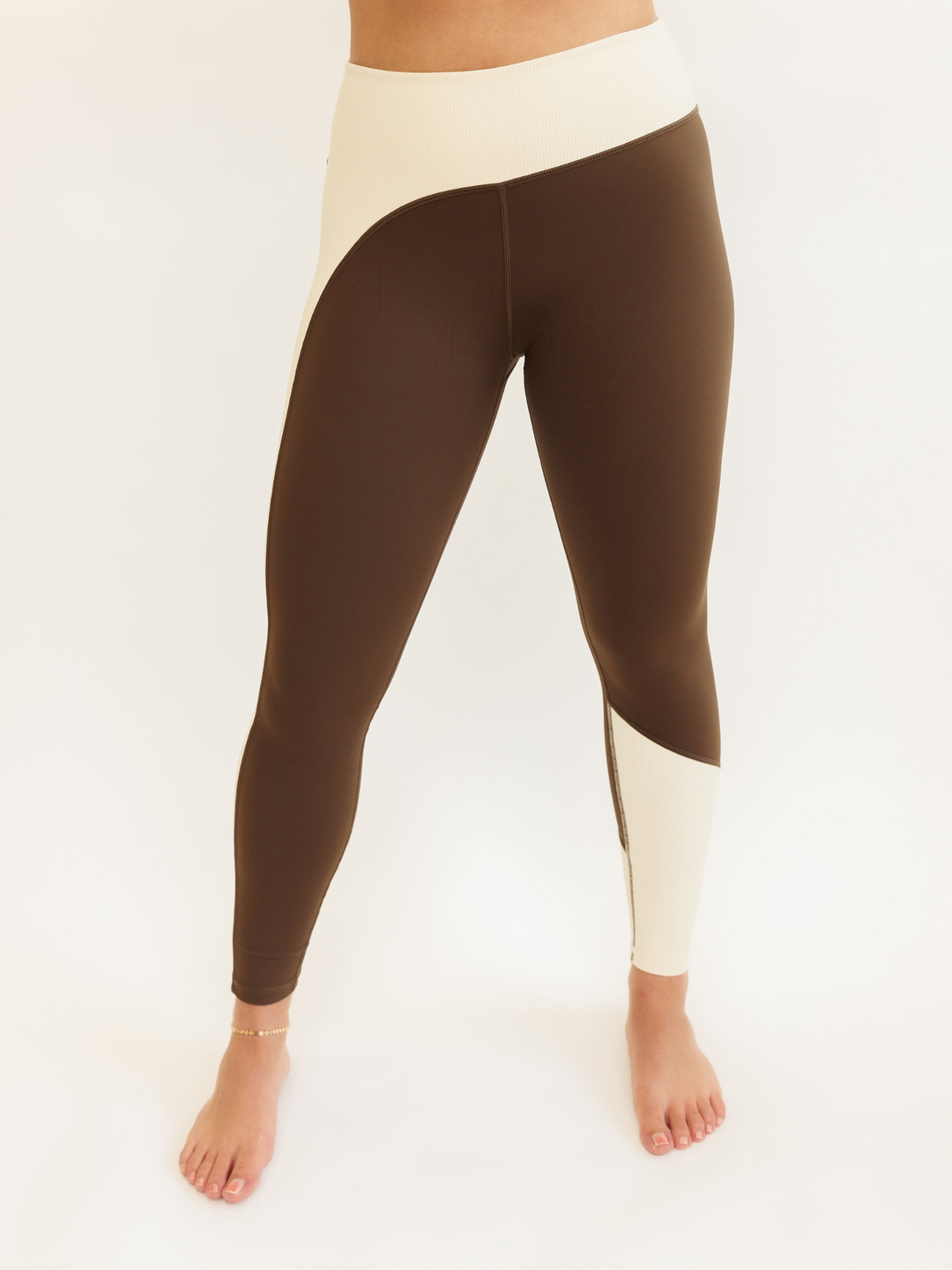 Coffee and Cream Ariel Leggings Detail Front View