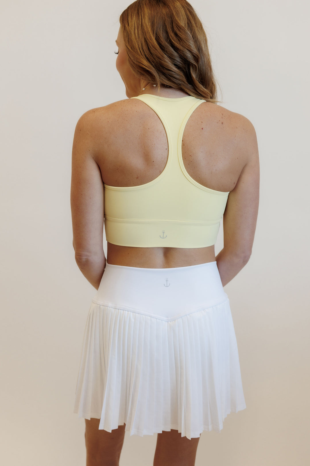 Daisy Yellow  "Brynne " Racerback Medium Support Sports Bra