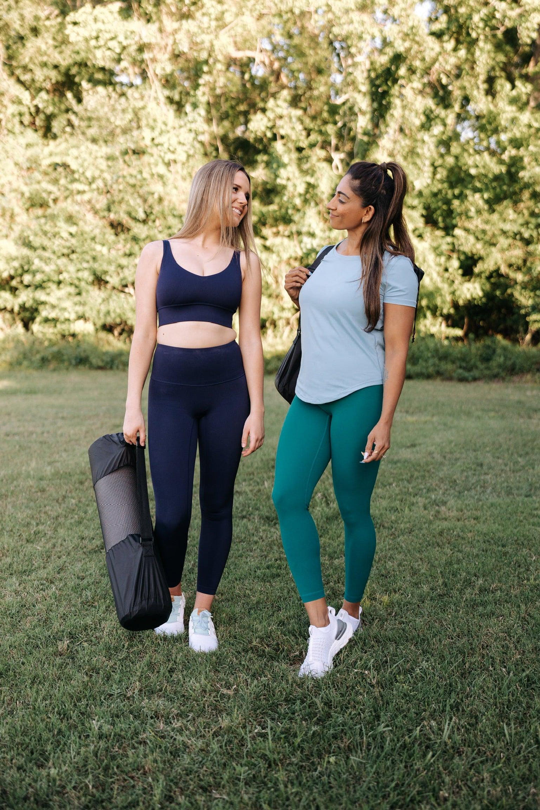 Lake Green "Mia" Luxe and Lift High Rise Leggings