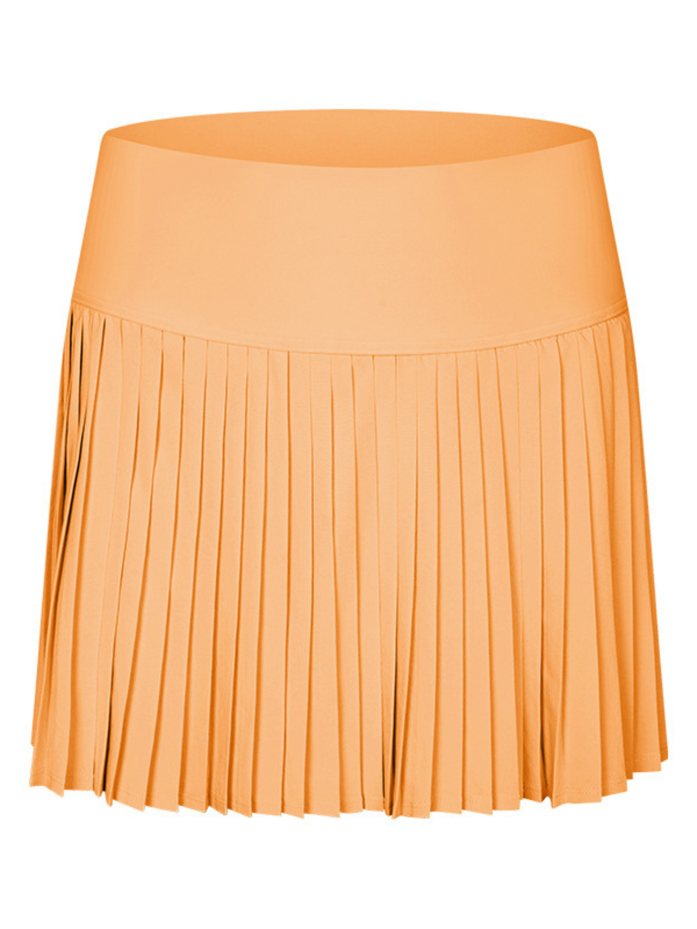 Tangerine Orange Navalora Fit Active Skirt with Shorts liner 