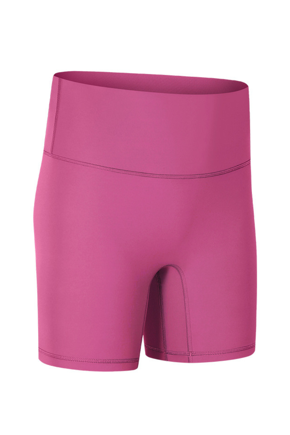 Rose Pink "Mia" Comfort High Rise Quick Dry Second Skin Shorts