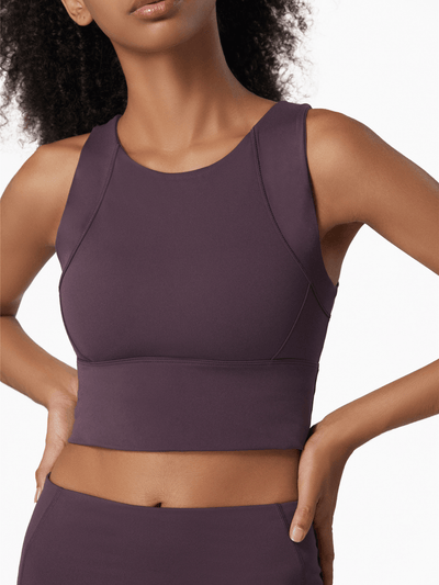 Robin Hi-Impact Hi-Neck Longline Sports Bra