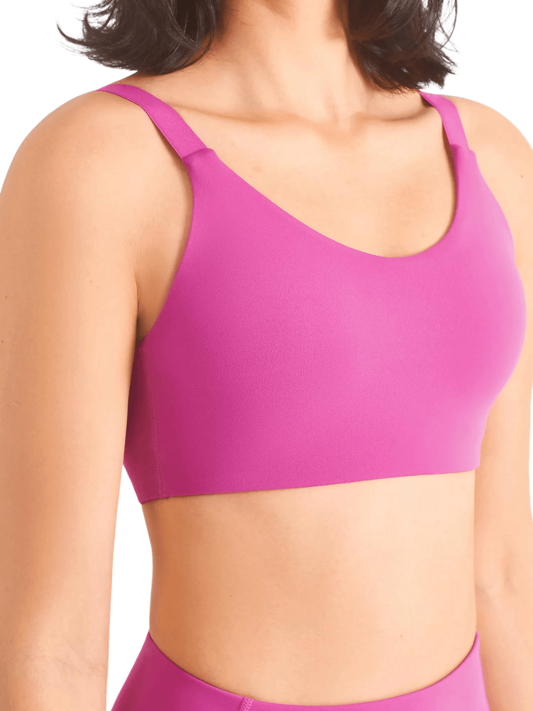 Navalora Fit Everyday Comfortable and Supportive Sports Bra with Adjustable Straps in Lychee Pink 