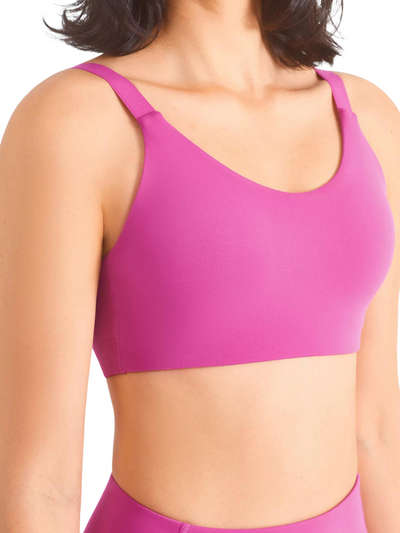 Navalora Fit Everyday Comfortable and Supportive Sports Bra with Adjustable Straps in Lychee Pink 